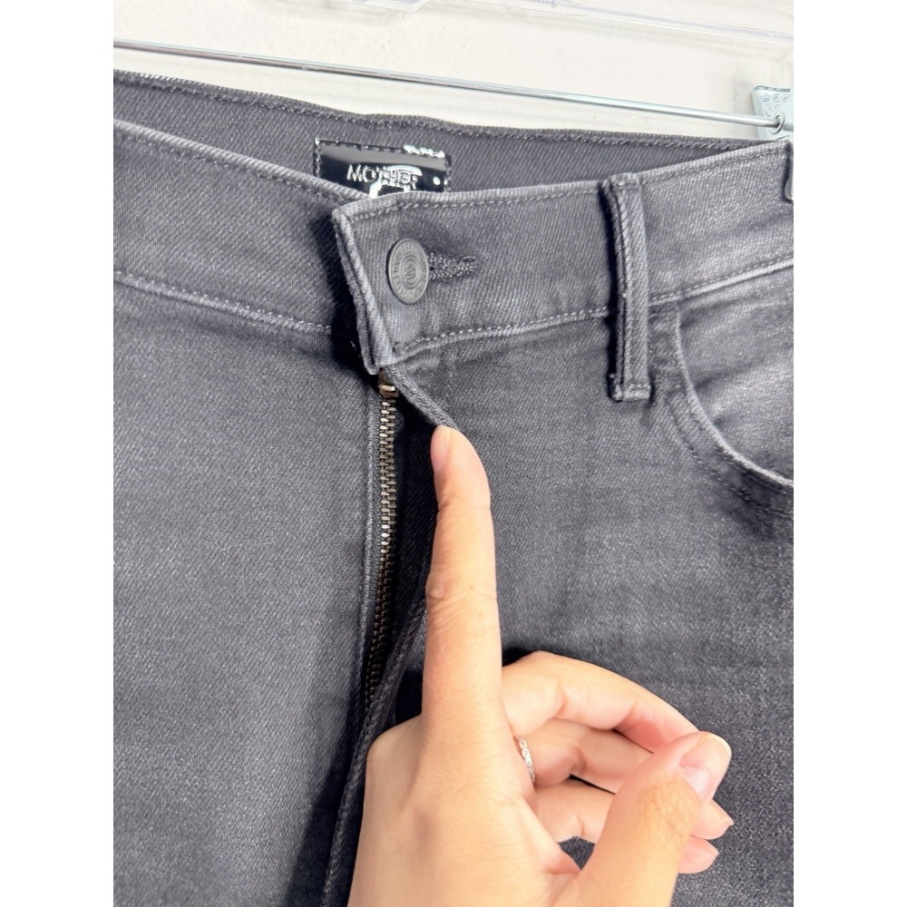 Mother Denim The Hustler Roller Sneak Not Today Satan Wide Leg Size 33 - Picture 10 of 12